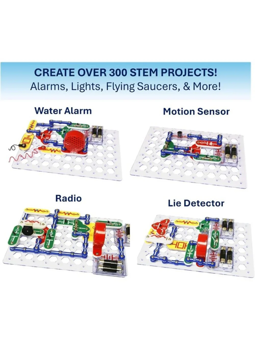 Electronics Exploration Kit for Kids | 300+ Projects | STEM Learning Toy 8